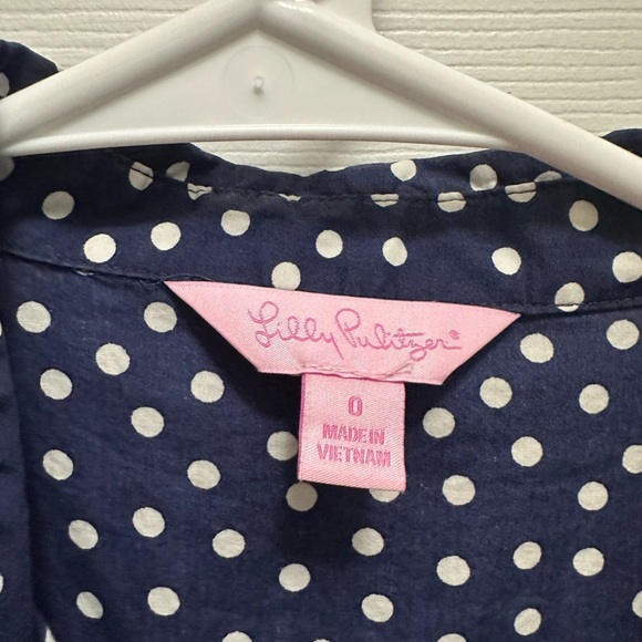 Lilly Pulitzer Polka Dot Top - Picture 3 of 3